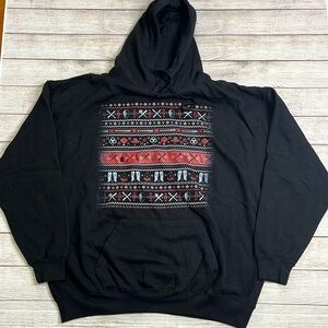 AMC Walking Dead Fair Isle Pattern Hoodie Size 2X
